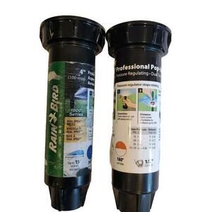 Set of 2: Rain Bird 1800 Series 4 in. Half-Circle‎ Pop-Up Spray Head Sprinklers
